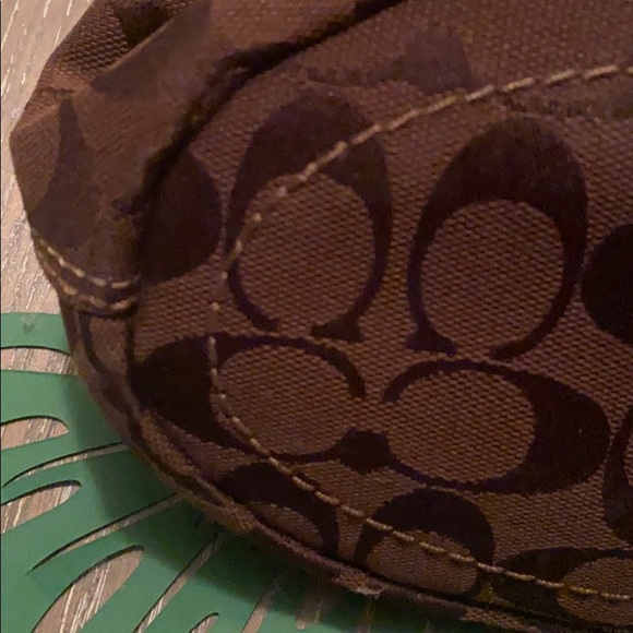 Coach Signature Bleecker Canvas Purse - Picture 3 of 10